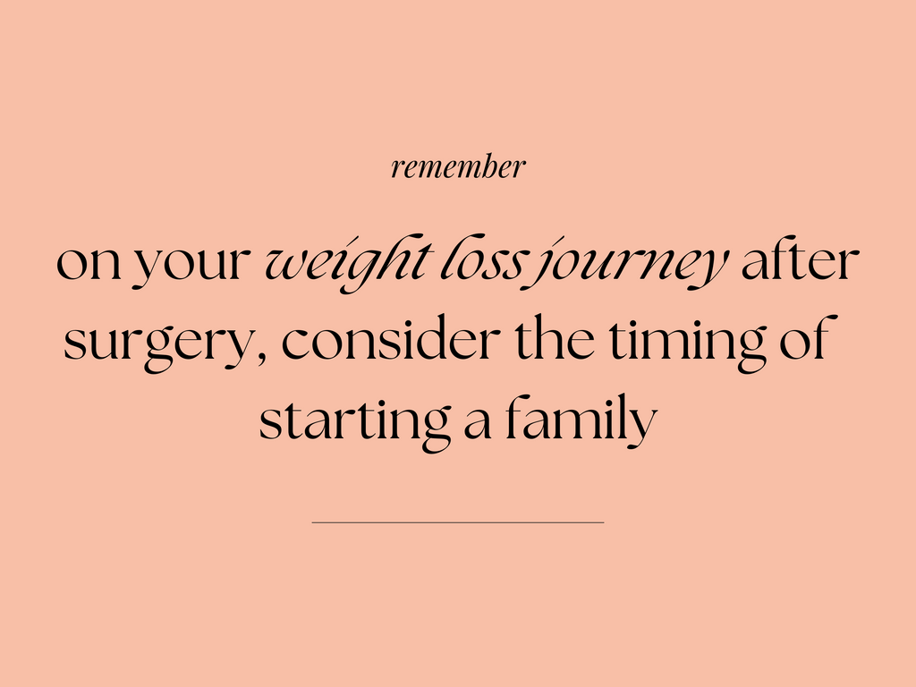 Pregnancy and Weight Loss Surgery: Timing is Everything!